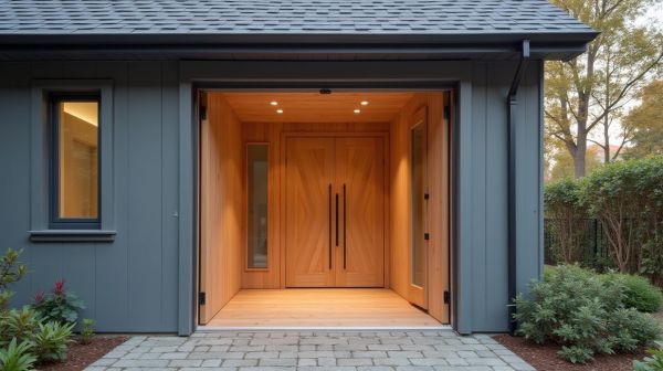 Porte isolante entre garage et maison : renforcé pour votre confort